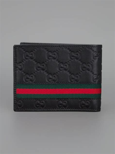 gucci cardholder mens black monogram|Gucci long wallet for men.